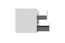 Alvara onderkast met 2 laden 1 uitsparing 100 x 46 cm mat wit