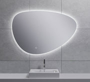 Uovo spiegel ovaal met LED