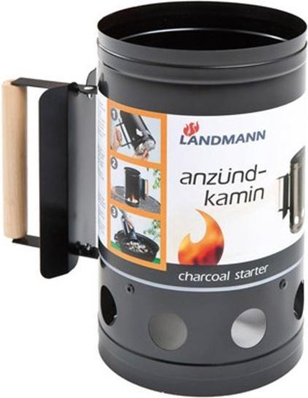 Landmann Charcoal starter - Briquette starter black