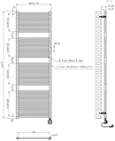 Elara elektrische radiator Smart WiFi 181