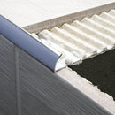 Tile profile Round Aluminum Silver 12 mm 250 cm ERA120.91 by Genesis