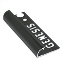 Tegelprofiel Kwartrond Mat Zwart 8 mm 270 cm Aluminium EAQ087.17 by Genesis