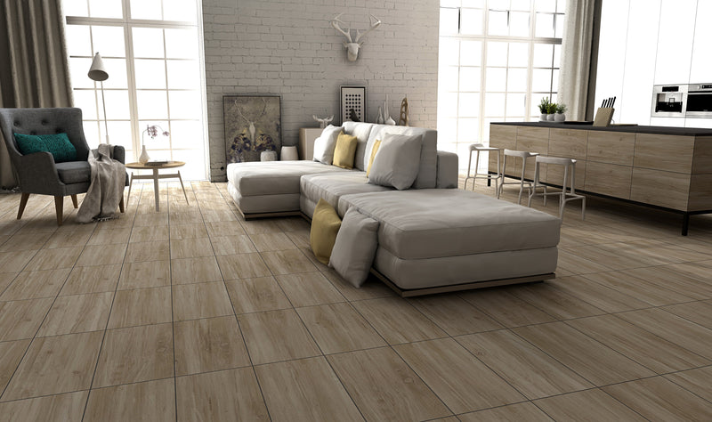 Carrelage Sol Scandinave Beige 30x60cm (1,62m2)