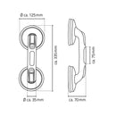 A0243301 Badgreep Met 2 Zuignappen 'Premium'