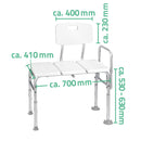 Ridder Sam bad-transferbank verstelbaar wit