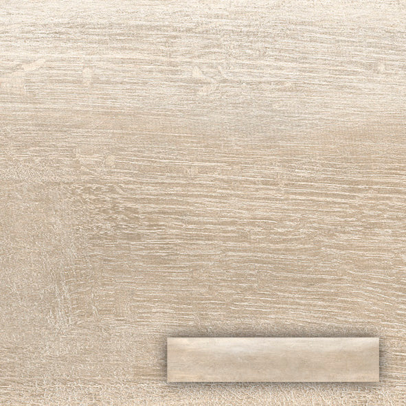 Vloertegel Greenwood beige 24 x 120 cm