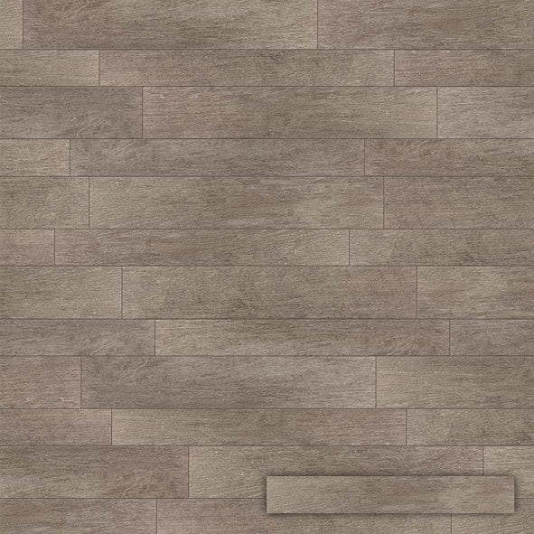 Floor tile Belgique Gray 15x120 cm finish