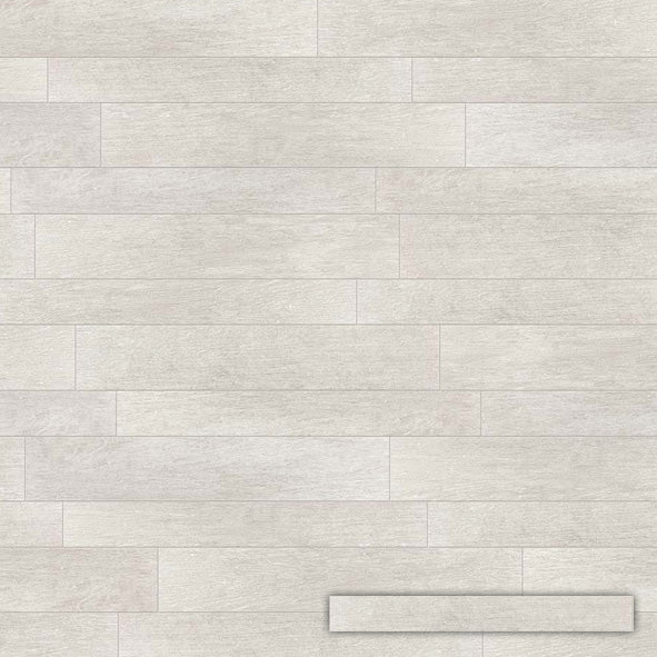 Floor tile Belgique Milk 10x120 cm finish