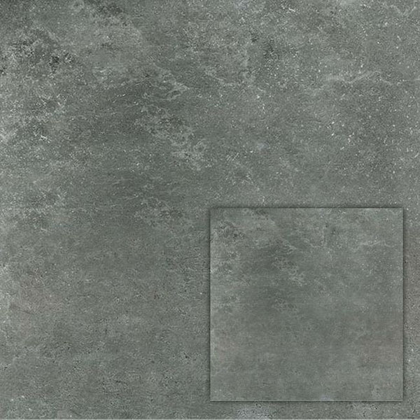 Floor tile Pietre 3 limestone coal rett. 60 x 60 cm