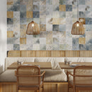 Vloertegel Herbal Aqua 33,15x33,15 cm