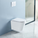 Futurbath Turin WC suspendu avec bidet - Sans bride Blanc Brillant - Abattant Soft-Close