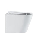 Futurbath Turin WC suspendu avec bidet - Sans bride Blanc Brillant - Abattant Soft-Close