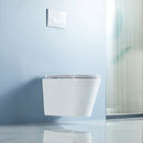 Futurbath Turin WC suspendu avec bidet - Sans bride Blanc Brillant - Abattant Soft-Close
