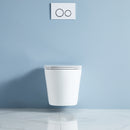 Futurbath Turin WC suspendu avec bidet - Sans bride Blanc Brillant - Abattant Soft-Close