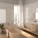 Wall tile Alma Blanco 10x30 cm rectified