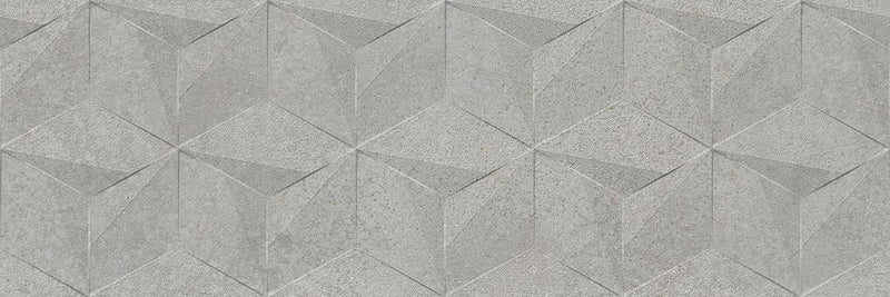 Wall tile Code dec gray rect. 40 x 120 cm