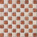 Mosaic Moss 31mm rosso botticino 30 x 30cm