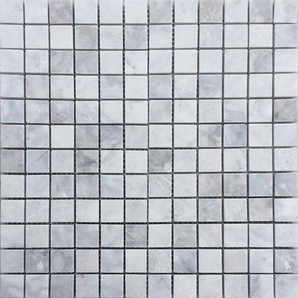 Mosaïque Mosaïque gris calcaire 2,5x2,5 (feuille 30x30)