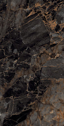 Floor tile Cascade Black 80x160 cm
