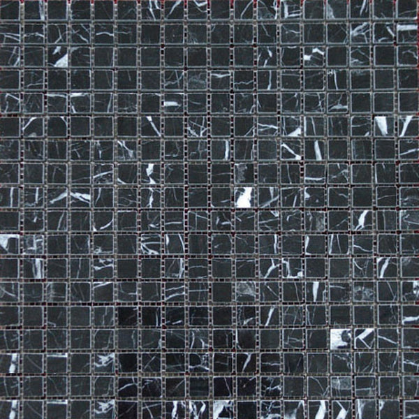 Mosaic Na.004 nero marquina 30.5 x 30.5 cm