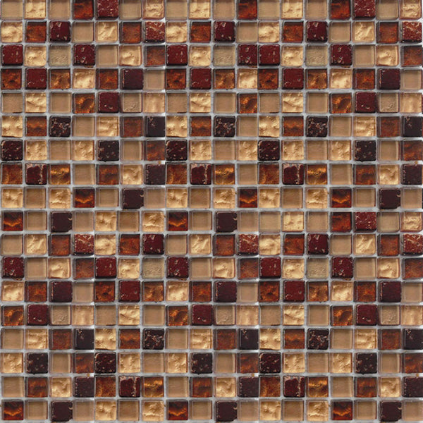 Mosaic Ft.008 brown mix 29.5 x 29.5 cm