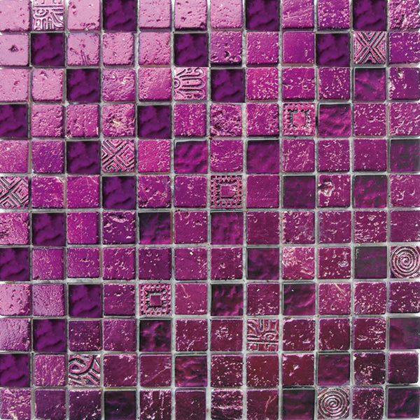 Mosaic Bo.010 purple mix 29.5 x 29.5 cm