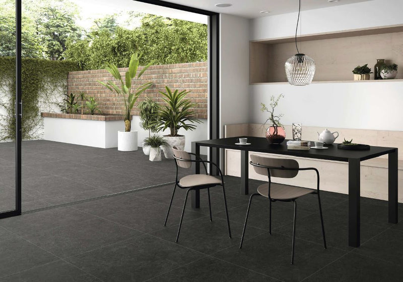 Floor tile Breccia nero 60x60 cm