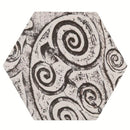 Vloertegel Toscane Vintage Blanco Zeskant 25,8x29 cm