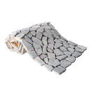 Mosaic mat Beachstone roll Dark gray 34.0 x 150.0 cm by KB Stone