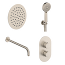 sa Rondo incl. Dou-set thermique. Applique murale 2 voies nickel 20cm