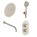 sa Rondo incl. Dou-set thermique. Applique murale 2 voies nickel 30cm