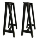 Lot de 2 pieds de lavabo non réglables par L'Aqua®