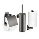 AquaVik Åsmund Toiletaccessoireset Aska Gunmetal 3-delig – Wandmontage