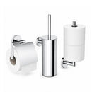 AquaVik Åsmund Ensemble d'accessoires de toilette chromé 3 pièces – Montage mural