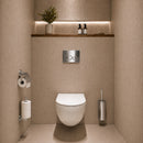 AquaVik Åsmund Ensemble d'accessoires de toilette chromé 3 pièces – Montage mural