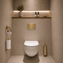 AquaVik Åsmund Toiletaccessoireset Stockholm Goud 3-delig – Wandmontage