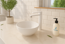 AquaVik Washbasin Mane Ceramic Round Gloss White 32.5x14 cm