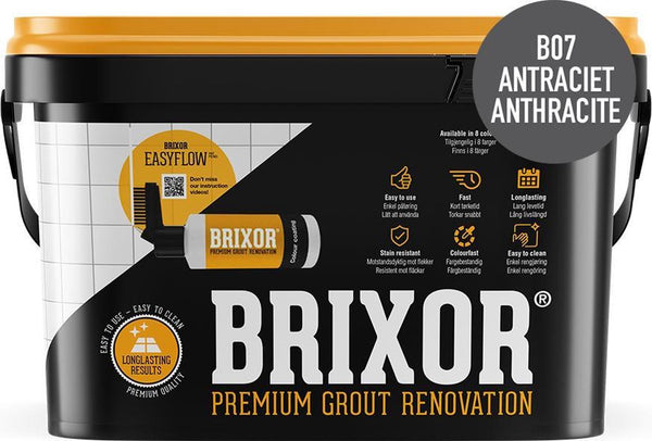 Brixor Joint Renovation Set premium B-07 Anthracite 1.3 kg