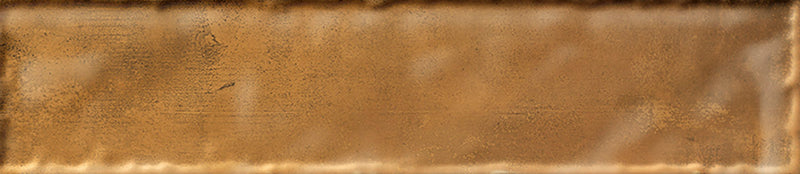 Monpelli Ochra Mix Wall Tile 6.5x29.8 cm Rectangle – Ceramic Gloss Rectified – Earthy Ochre Tones