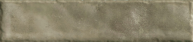 Wall tile Monpelli Olive Mix 6.5x29.8 cm Rectangle - Ceramic Gloss Rectified - Olive green shades