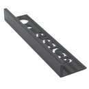 ESP080.16 PVC Tile Trim Straight - Black - 8mm - 2.5m