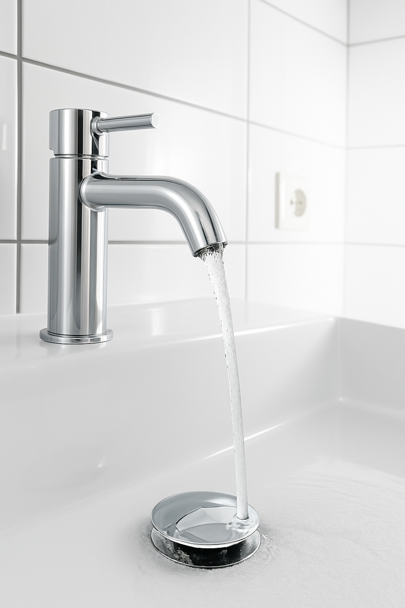 Kit de siphon esben click plug avec trou de trop-plein avec bouchon en plastique siphon par L'Aqua®
