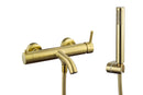 Badmengkraan Sirio Met Handdouche 20cm Geborsteld Goud