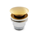 Afvoerplug Clickwaste 15-60mm Geborsteld Goud