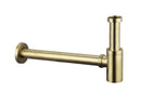 Afvoersifon Design Rond 33cm Geborsteld Goud