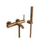 Sirio Bath Mixer Tap with Hand Shower 20cm Copper