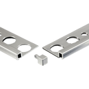 Hoekstuk Glans Zilver 5 mm (4 stuks) EMG050.91 by Genesis