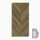 Parquet Céramique Dinamarca Nuez 60x120 cm – Chêne Chevron Mat Porcelaine Aspect Bois