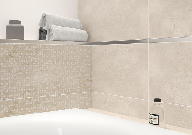 Carrelage mural en céramique Normandie Beige 29,7x59,8 cm G1