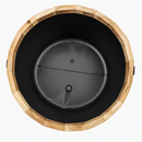 Round planter L Tub Lignum Acacia FSC 55 x 38 cm Natural